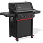 Voir la diapositive 3 : Weber Barbecue gaz Gaz Spirit EPX-435R Stealth, sur chariot, 5 brûleurs dont 1 latéral, surface de cuisson 61 x 45