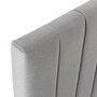 Voir la diapositive 5 : VS VENTA-STOCK Tête de lit tapissée Eris 160x60 cm Gris clair