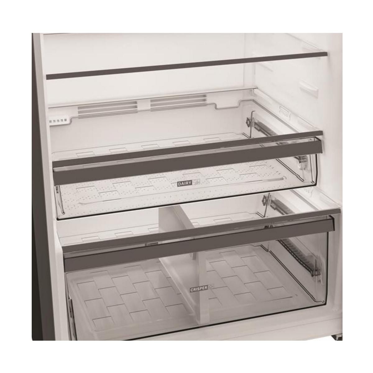 Whirlpool Réfrigérateur combiné 70cm 477l nofrost inox - WHD26472X4E