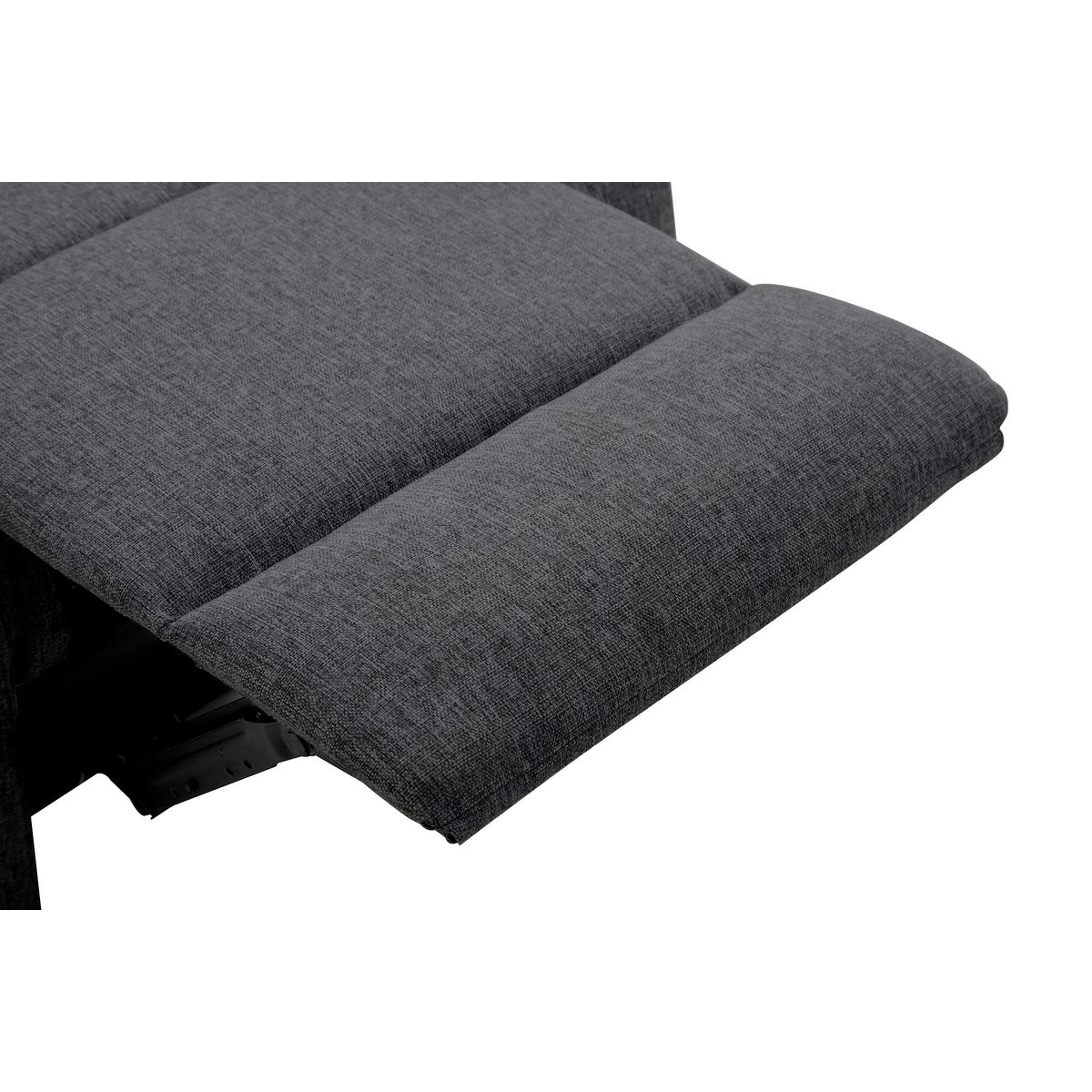 Fauteuil relax manuel HELENE tissu coloris gris anthracite