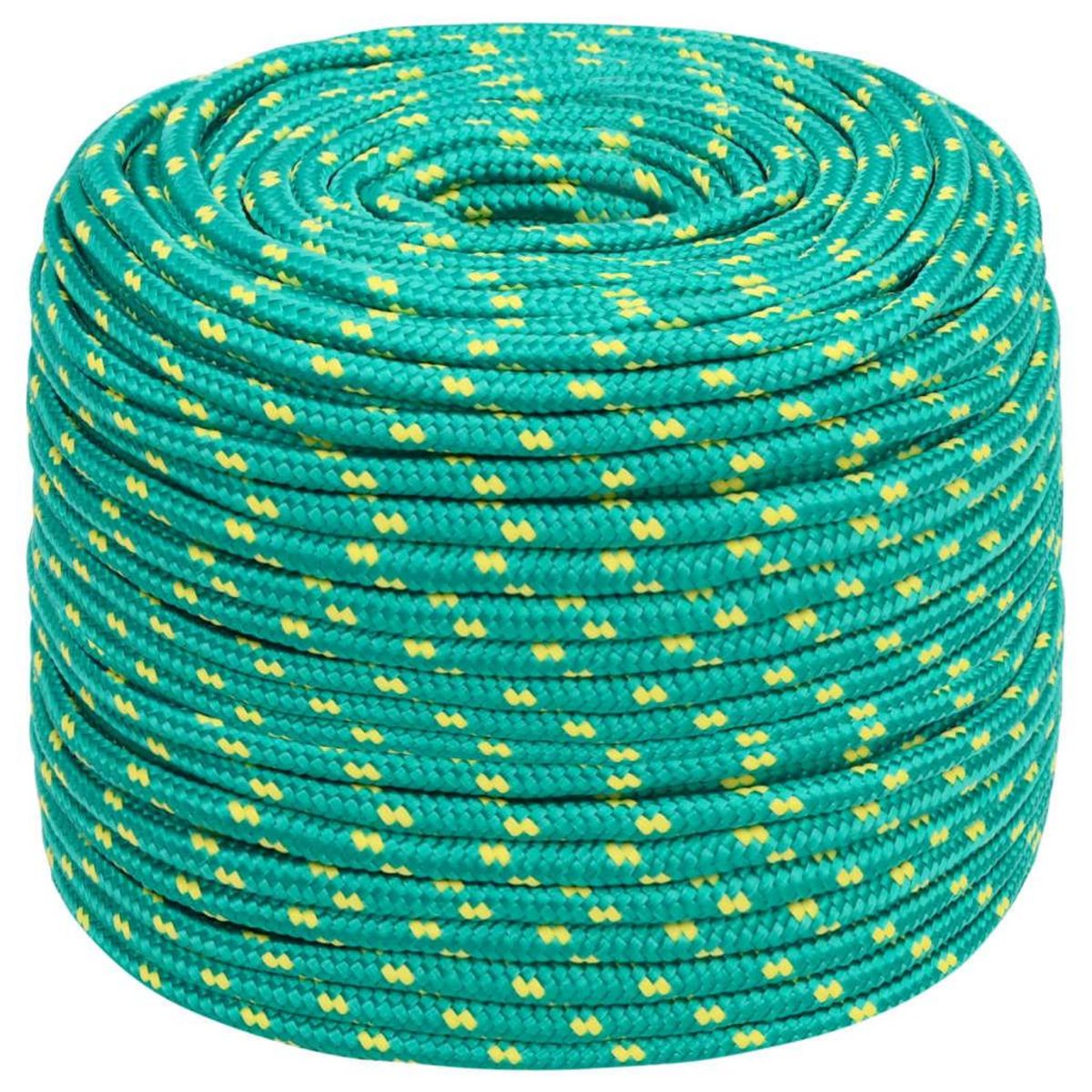VIDAXL Corde de bateau Vert 6 mm 50 m Polypropylene
