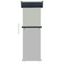 Voir la diapositive 5 : VIDAXL Auvent lateral de balcon 65x250 cm Gris