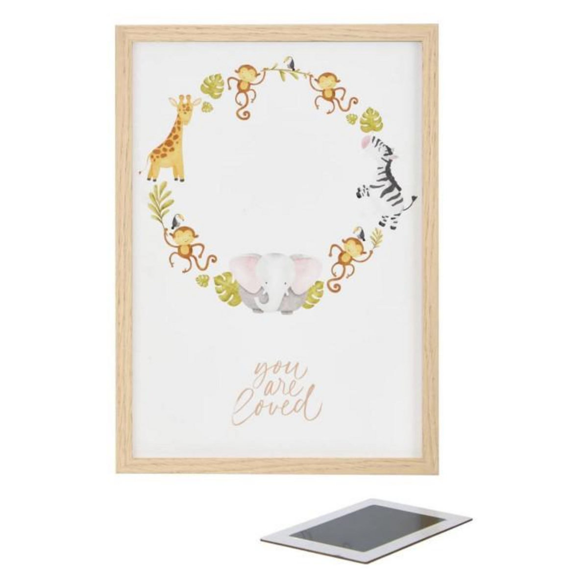 Atmosphera Kids Coffret Cadre à Empreintes  Jungle  22x31cm Multicolore