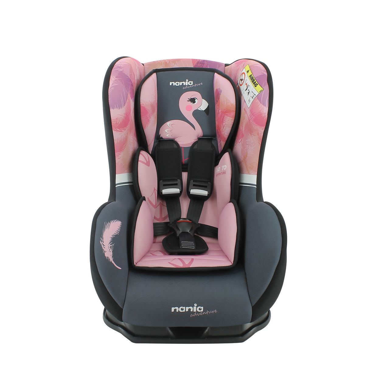 NANIA Siège auto groupe 0/1 Cosmo Flamingo