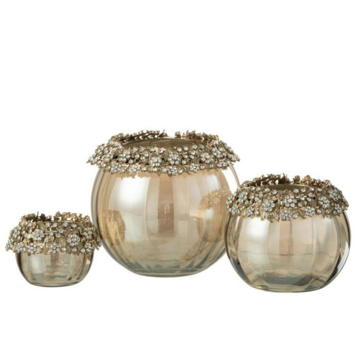 Paris Prix Photophore en Métal Design  Vallee  6cm Bronze