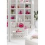 Voir la diapositive 3 : Paris Prix Vase Design en Verre  Cocoon  45cm Rose