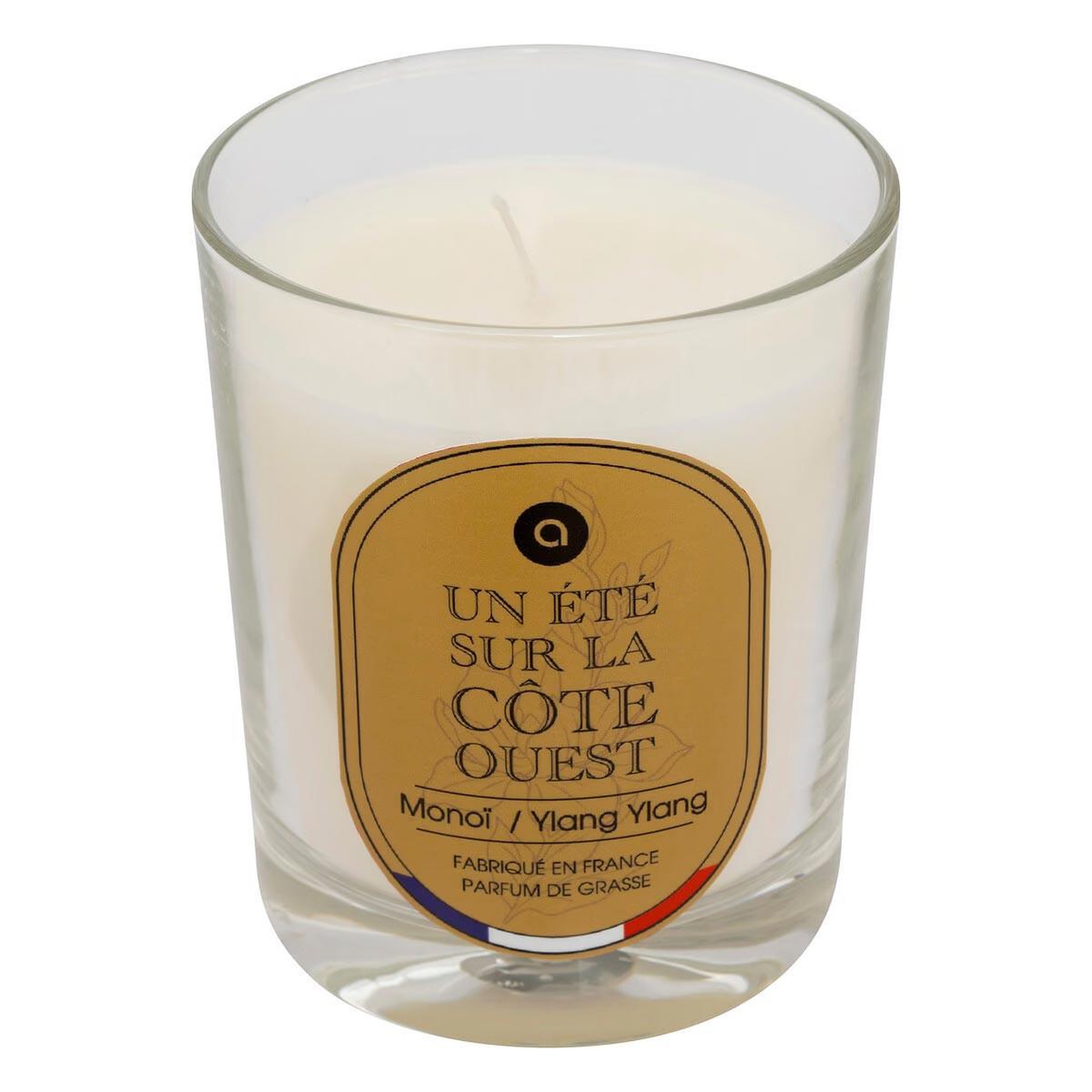 ATMOSPHERA Bougie parfumée en verre  nibi  180g monoï & ylang ylang