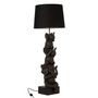 Voir la diapositive 2 : Paris Prix Lampe à Poser Déco  3 Éléphants  100cm Marron