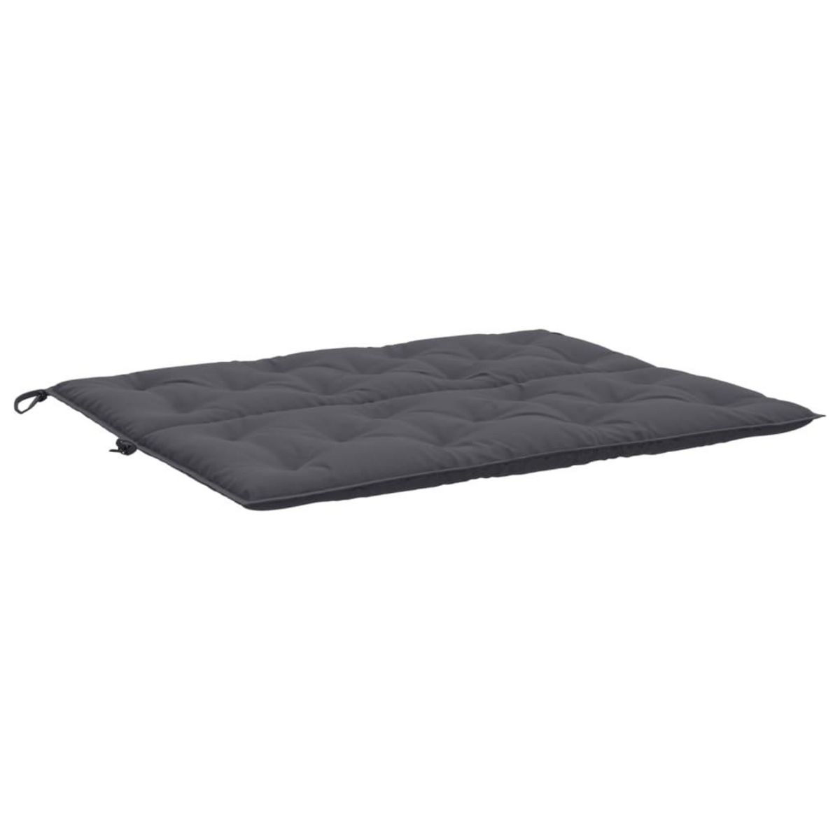 VIDAXL Coussin de banc de jardin anthracite tissu oxford