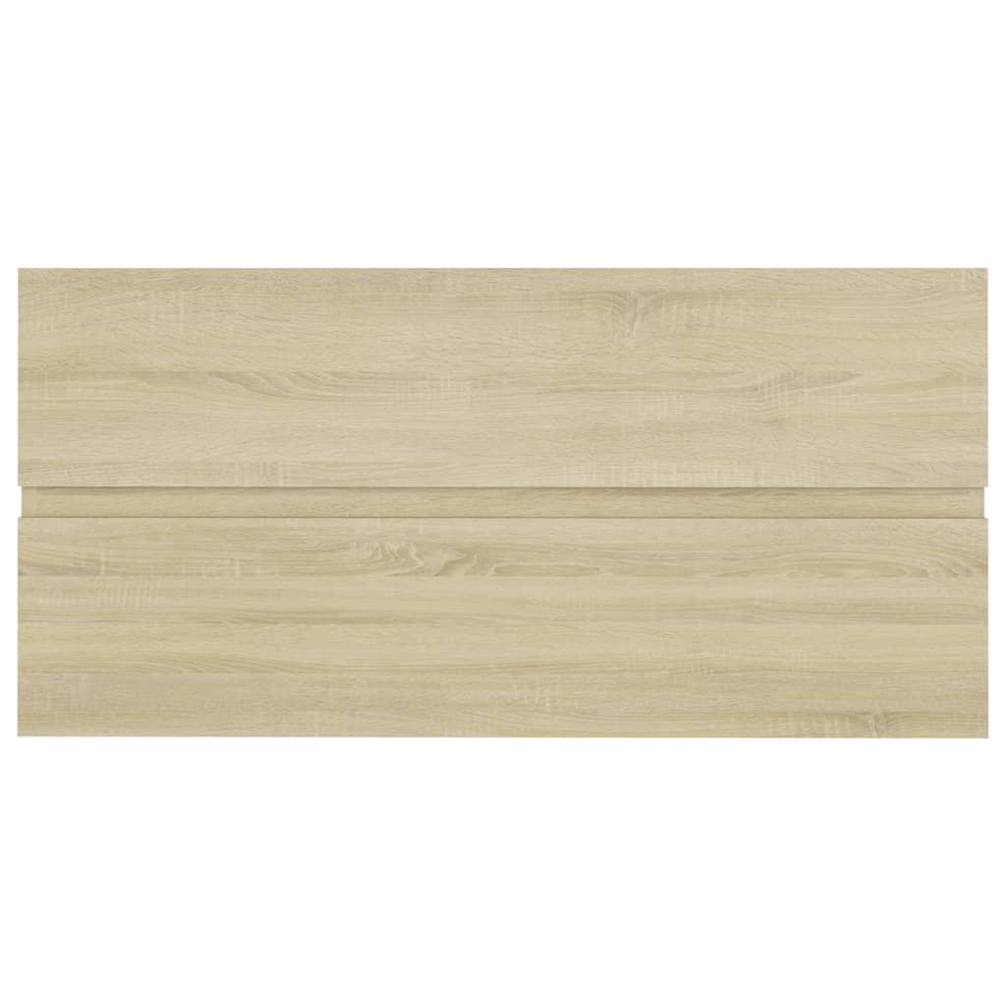 Voir la diapositive 5 : VIDAXL Armoire d'evier Chene sonoma 90x38,5x45 cm Bois d'ingenierie