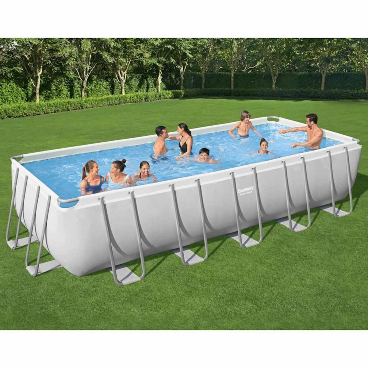 BESTWAY Bestway Piscine rectangulaire hors sol Power Steel 19281 L