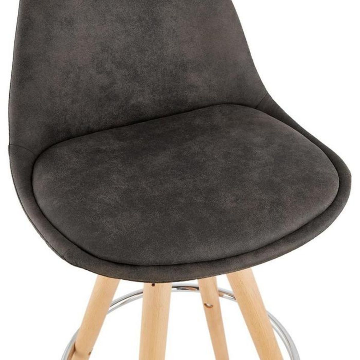 Paris Prix Tabouret de Bar Scandinave  Miro  87cm Gris & Naturel