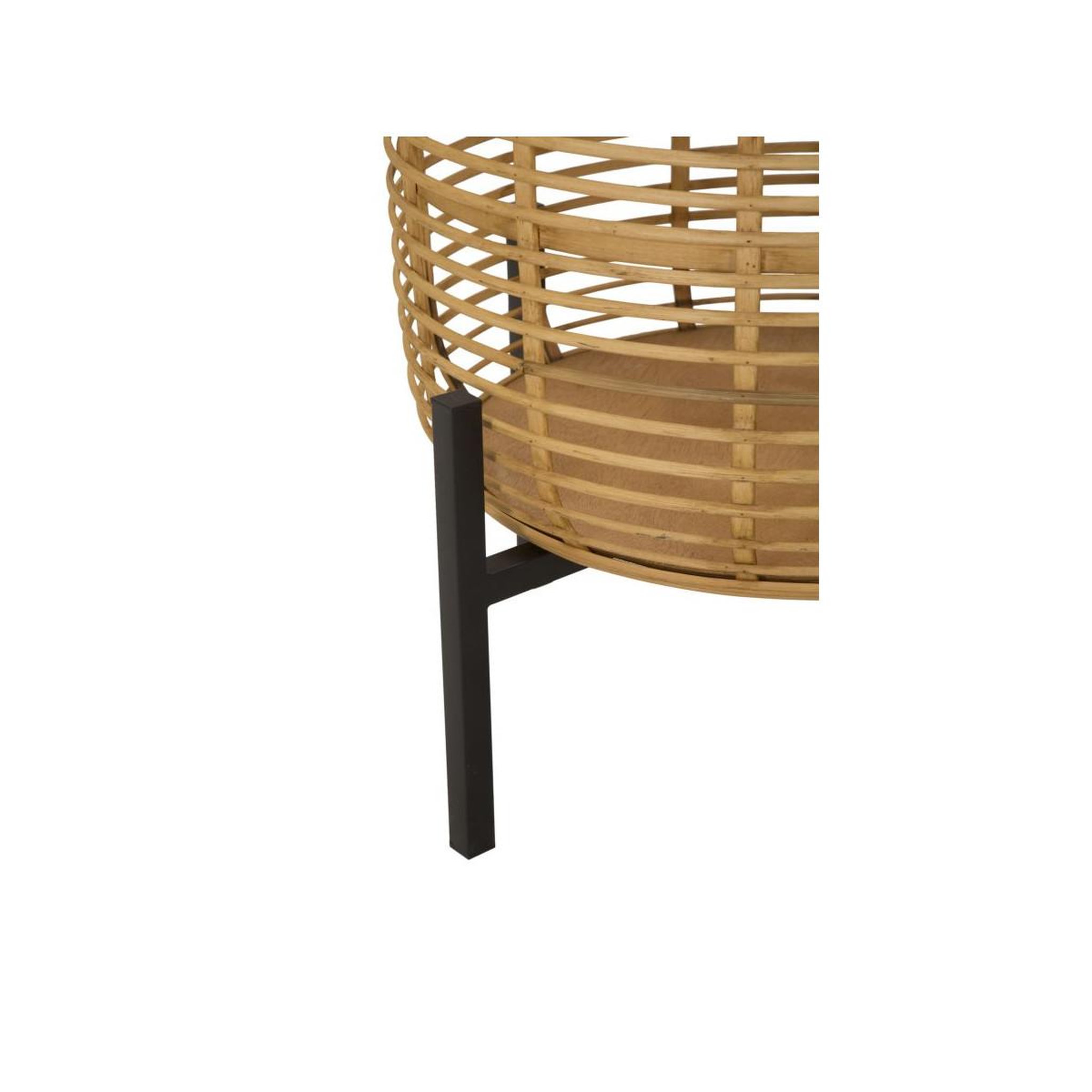 Voir la diapositive 4 : Paris Prix Lot de 2 cache-pots en rotin  elvia  47cm naturel