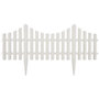 Voir la diapositive 2 : VIDAXL Bordure de pelouse Blanc 17 pcs / 10 m