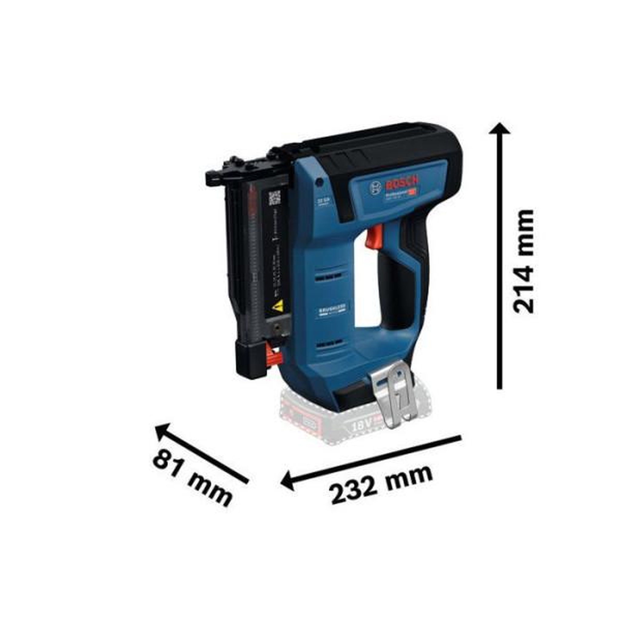Voir la diapositive 3 : Bosch Professional Cloueuse - gnh 18v-35 - 18 v sans fil - moteur sans balais - réglage profondeur continu
