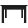 Voir la diapositive 4 : VIDAXL Table basse Noir 45x45x30 cm Bois massif de pin