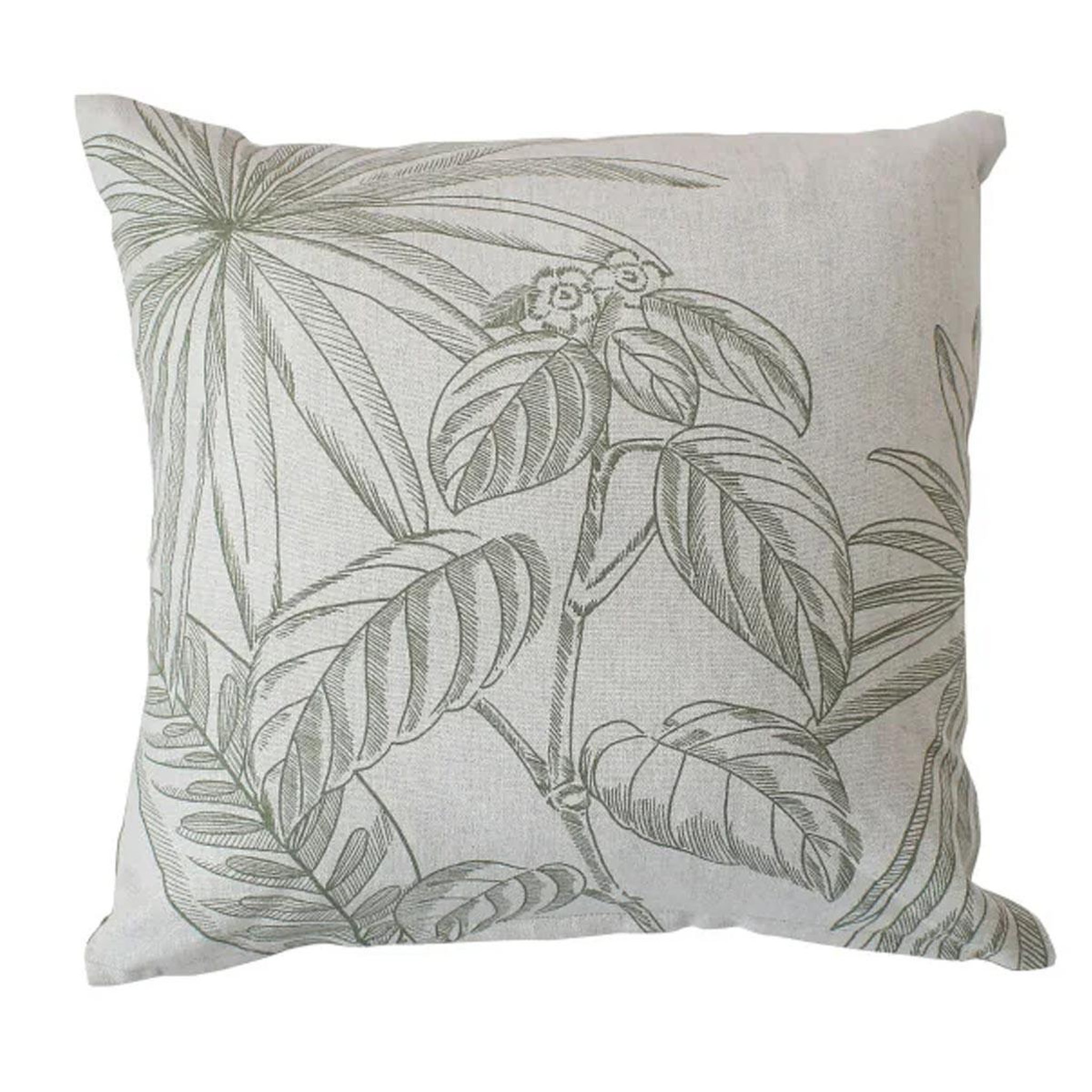 Voir la diapositive 3 : ENJOY HOME Coussin déco imprimé  mambo  40x40cm vert olive