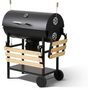 Voir la diapositive 2 : AAAAA Barbecue a charbon - COOKING BOX - MIKE EVOLUTION - 142 X 57 X 112 cm - Noir