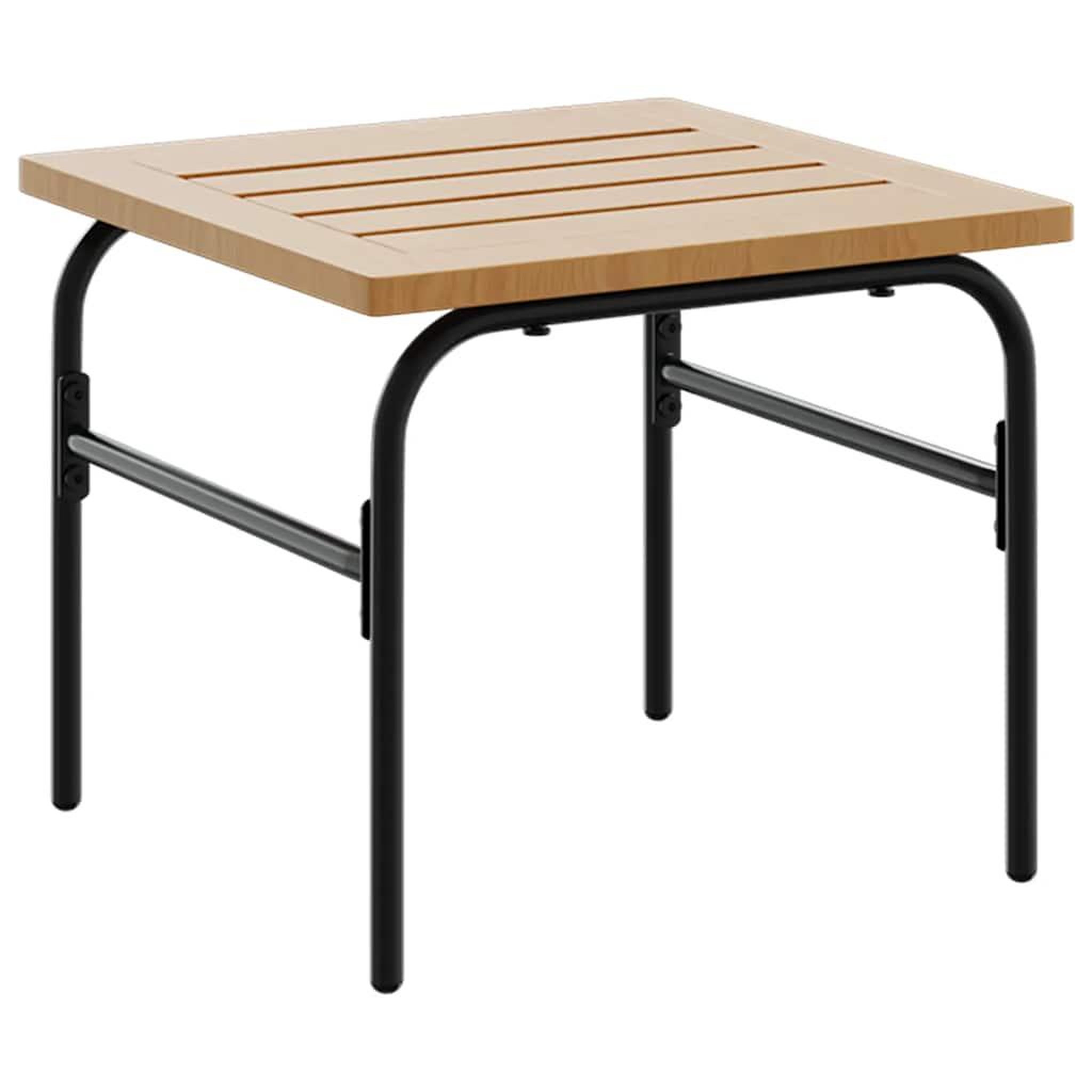 Voir la diapositive 4 : VIDAXL Tables basses gigognes de jardin 2 pcs marron et noir acier