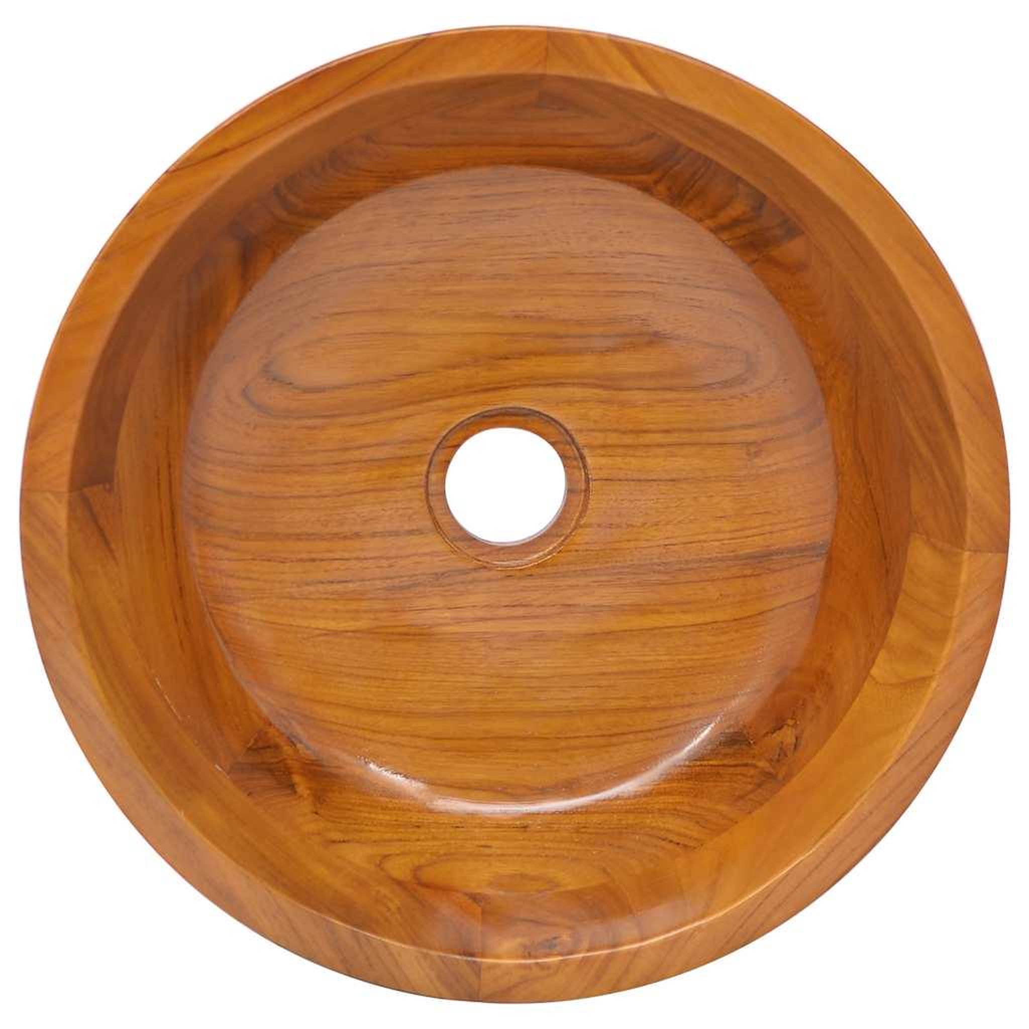 Voir la diapositive 4 : VIDAXL Lavabo Bois de teck massif Φ40x10 cm