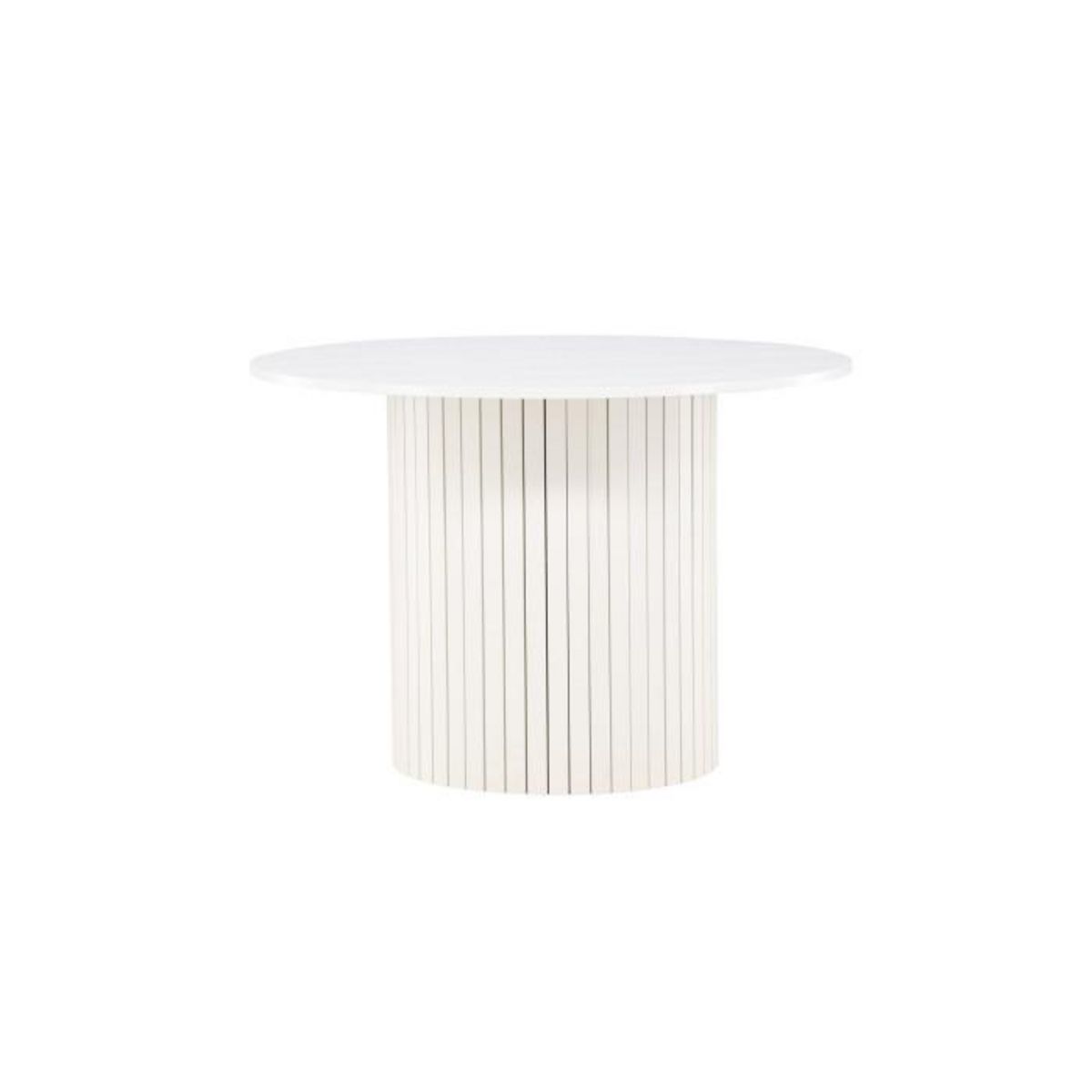 Paris Prix Table à Manger Ronde  Härön  110cm Blanc