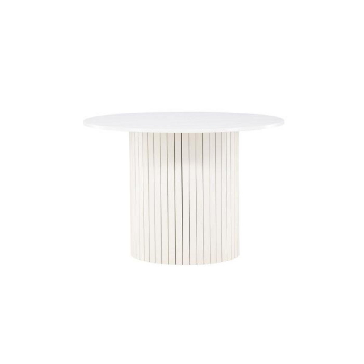 Paris Prix Table à Manger Ronde  Härön  110cm Blanc