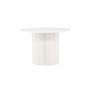 Voir la diapositive 3 : Paris Prix Table à Manger Ronde  Härön  110cm Blanc