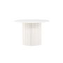 Voir la diapositive 3 : Paris Prix Table à Manger Ronde  Härön  110cm Blanc