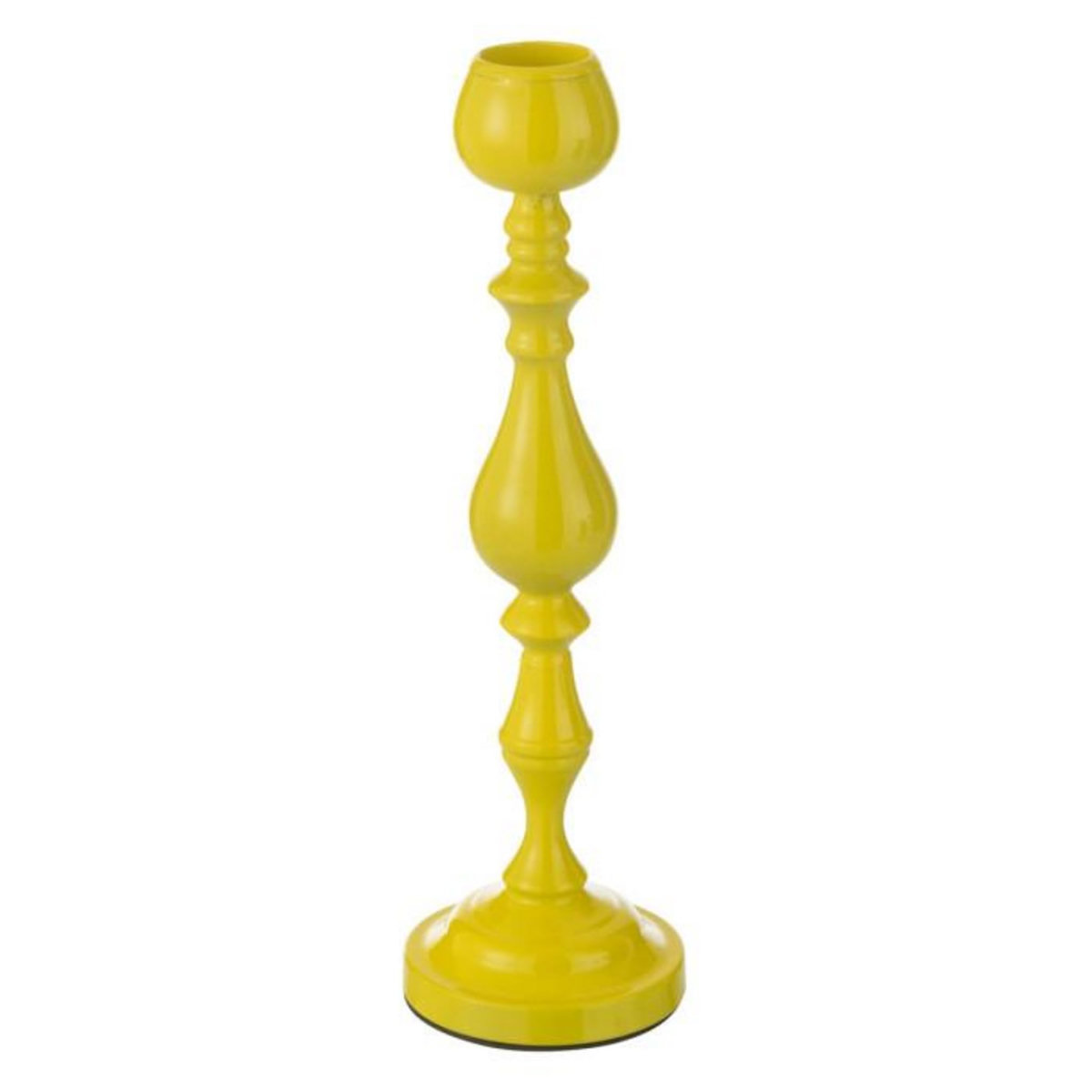 Paris Prix Bougeoir en Métal  Monarchy  47cm Jaune