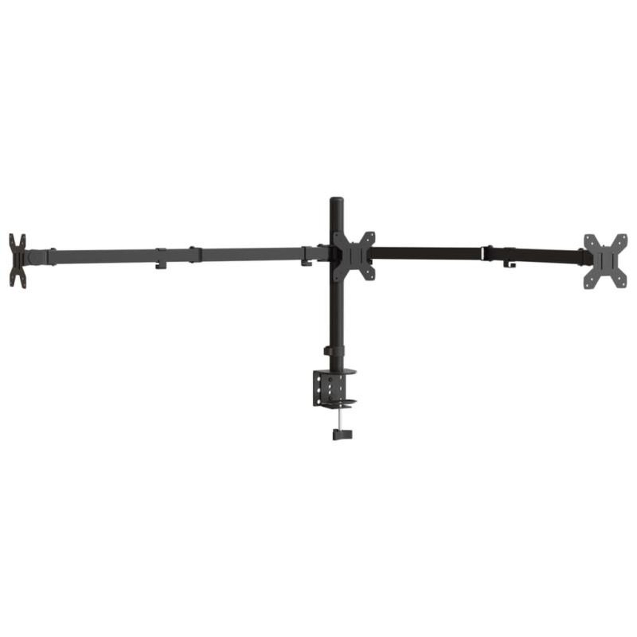 Voir la diapositive 3 : VIDAXL Support de moniteur triple noir acier VESA 75 100 mm