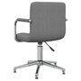 Voir la diapositive 5 : VIDAXL Chaise pivotante de bureau Gris clair Tissu