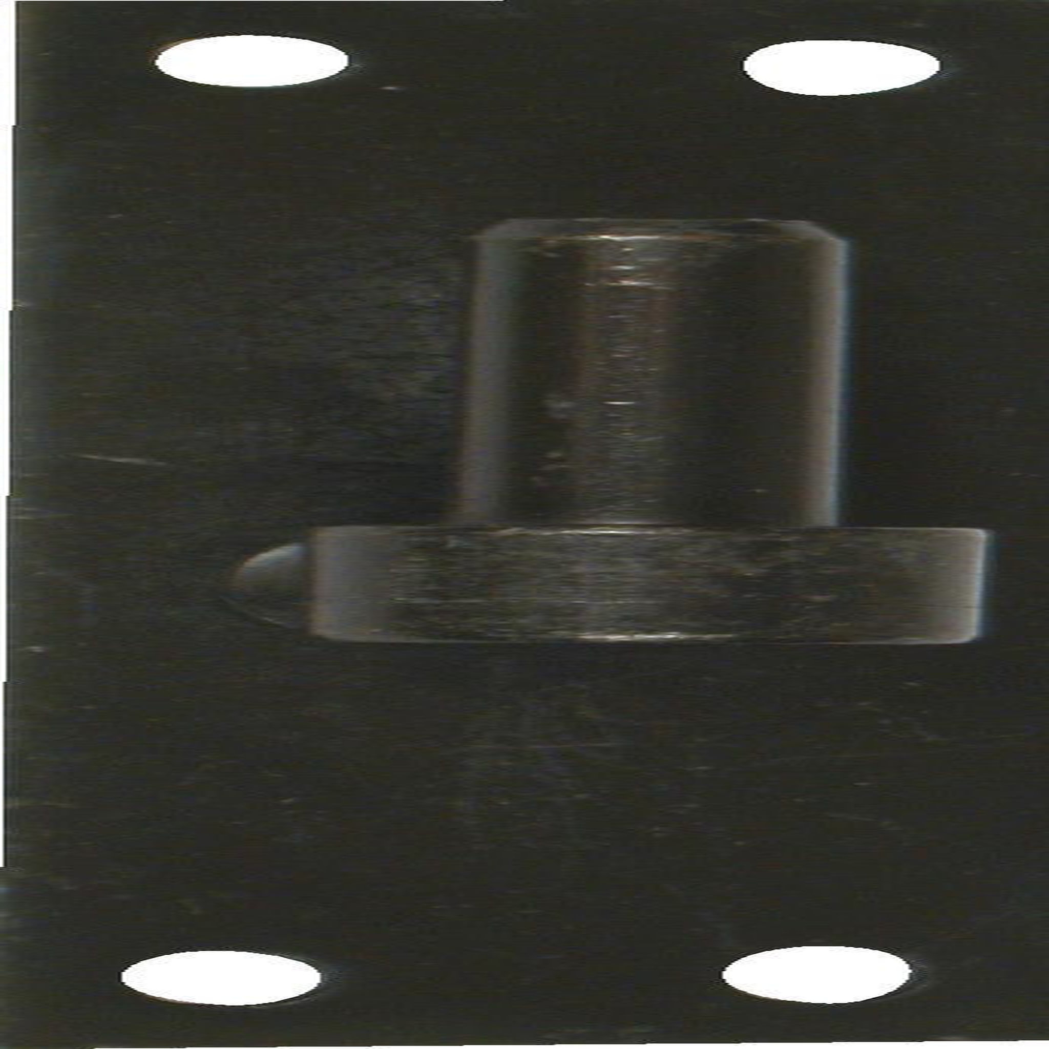 CENTRALE BRICO Gond sur platine acier prépeint, H.120x Diam.16 mm