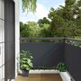Voir la diapositive 1 : VIDAXL Ecran d'intimite de balcon anthracite 400x90 cm PVC