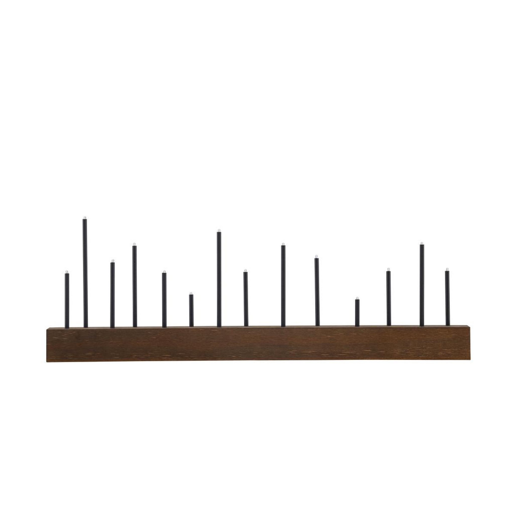 Voir la diapositive 4 : Paris Prix Lampe à poser bougeoir  kungsberget  77cm marron