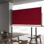 Voir la diapositive 1 : VIDAXL Auvent lateral retractable de patio 120x300 cm Rouge