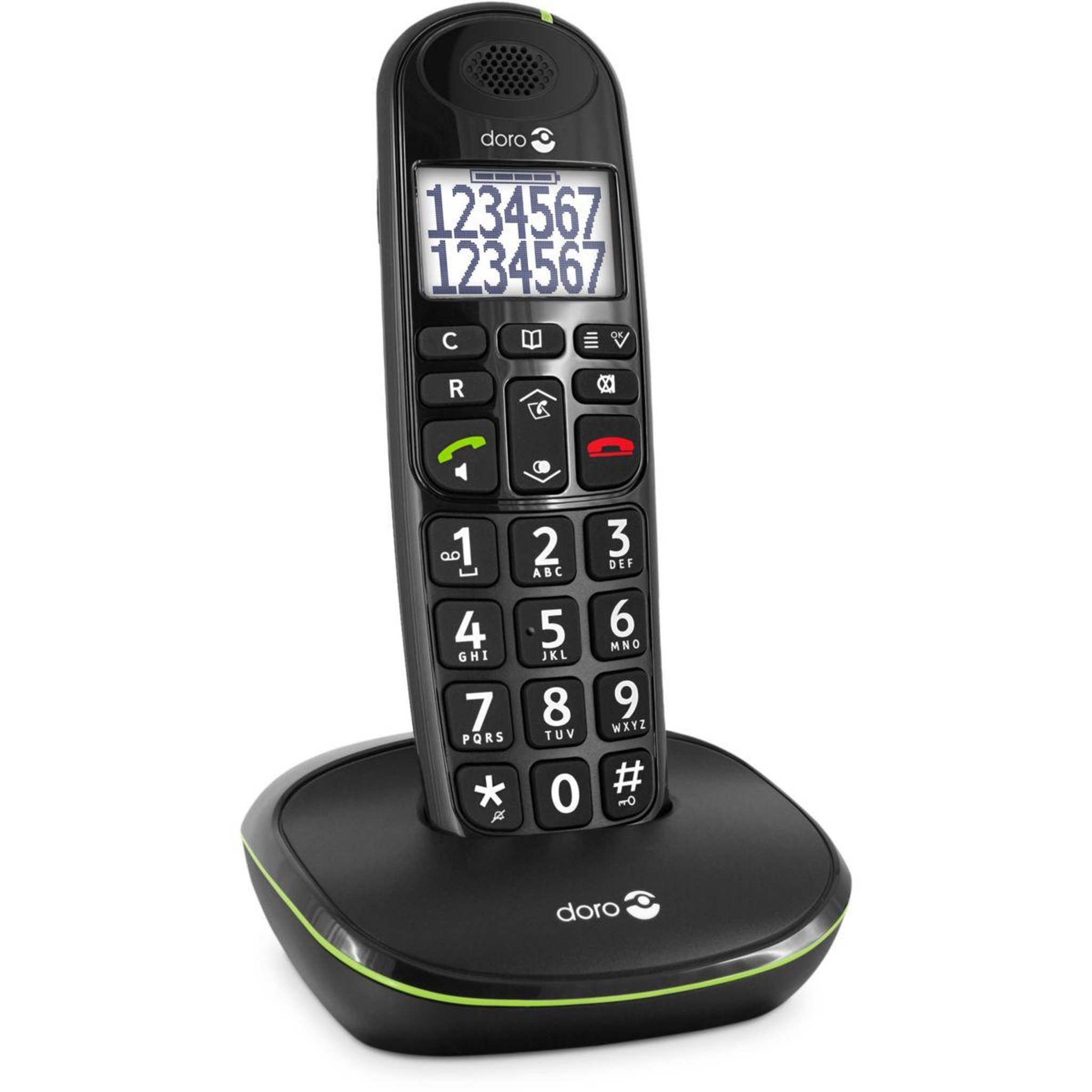 Doro Téléphone sans fil Phone Easy 110 Noir