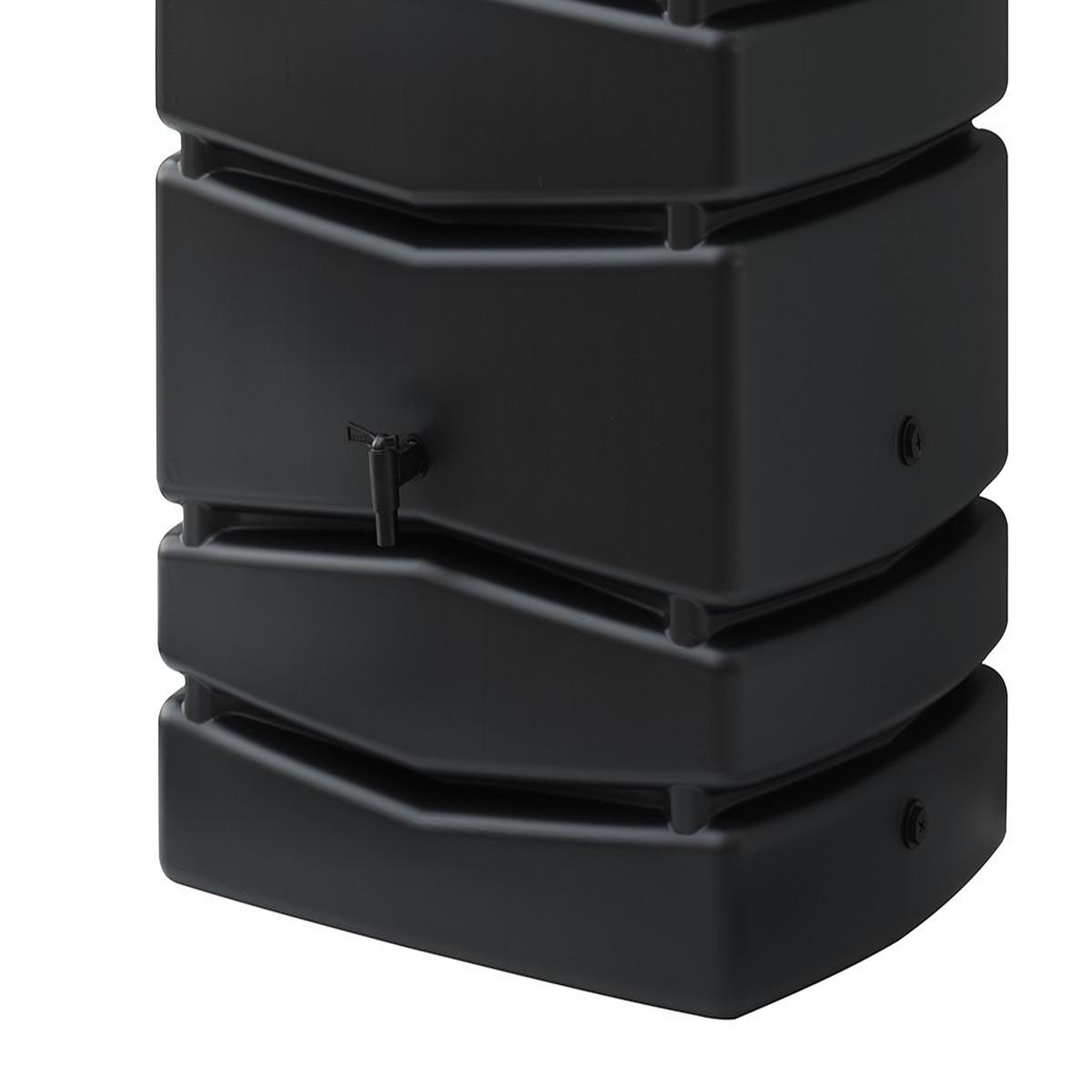 Voir la diapositive 2 : NATURE Récupérateur d'eau de pluie mural anthracite avec robinet 650 l - nature
