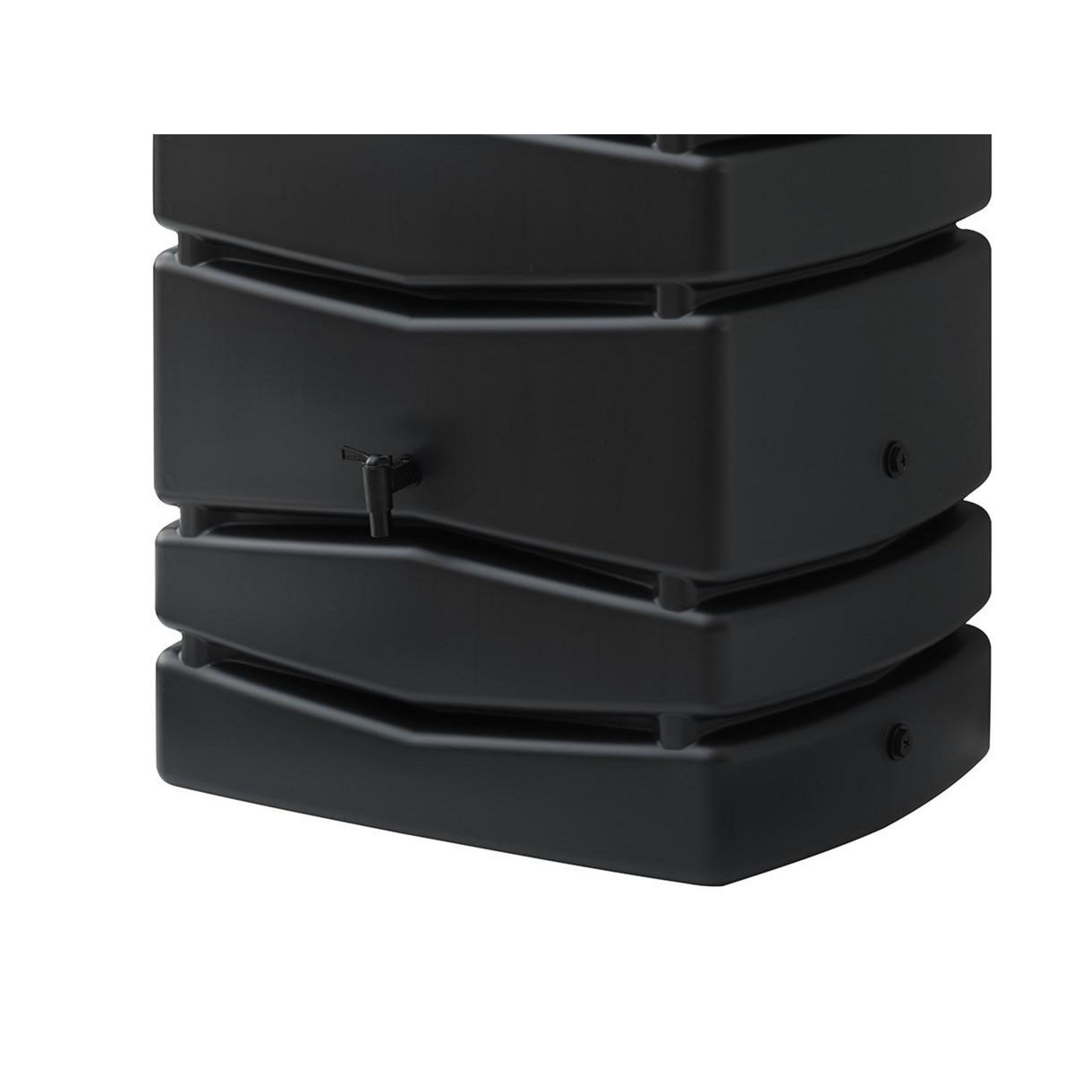 NATURE Récupérateur d'eau de pluie mural anthracite avec robinet 650 L - Nature