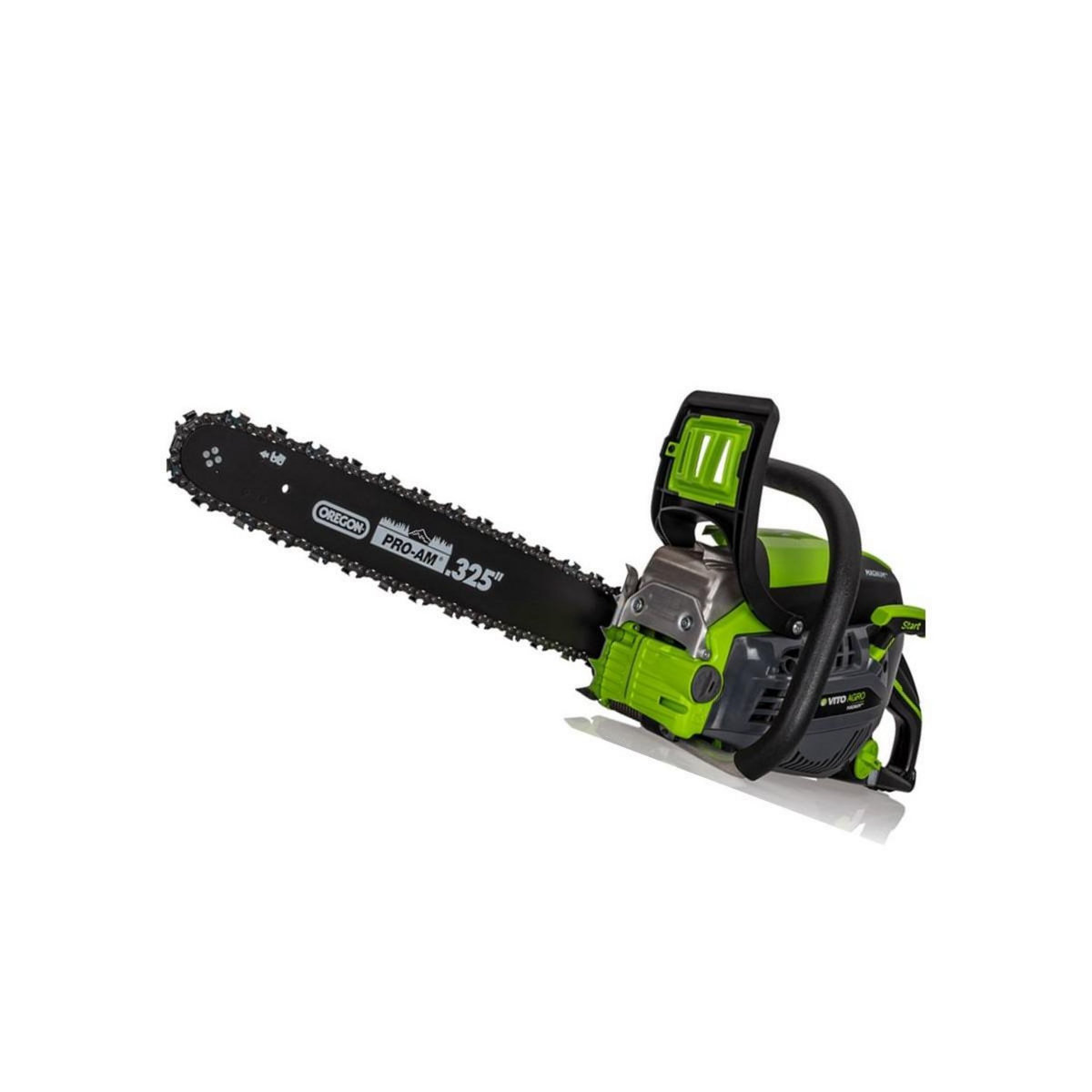 VITO Tronconneuse thermique 45cm3 Lame 45 cm Guide OREGON Moteur 2T Carburateur Walbro VITO