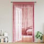 Voir la diapositive 1 : VIDAXL Rideaux a fils 2 pcs rose 100x250 cm