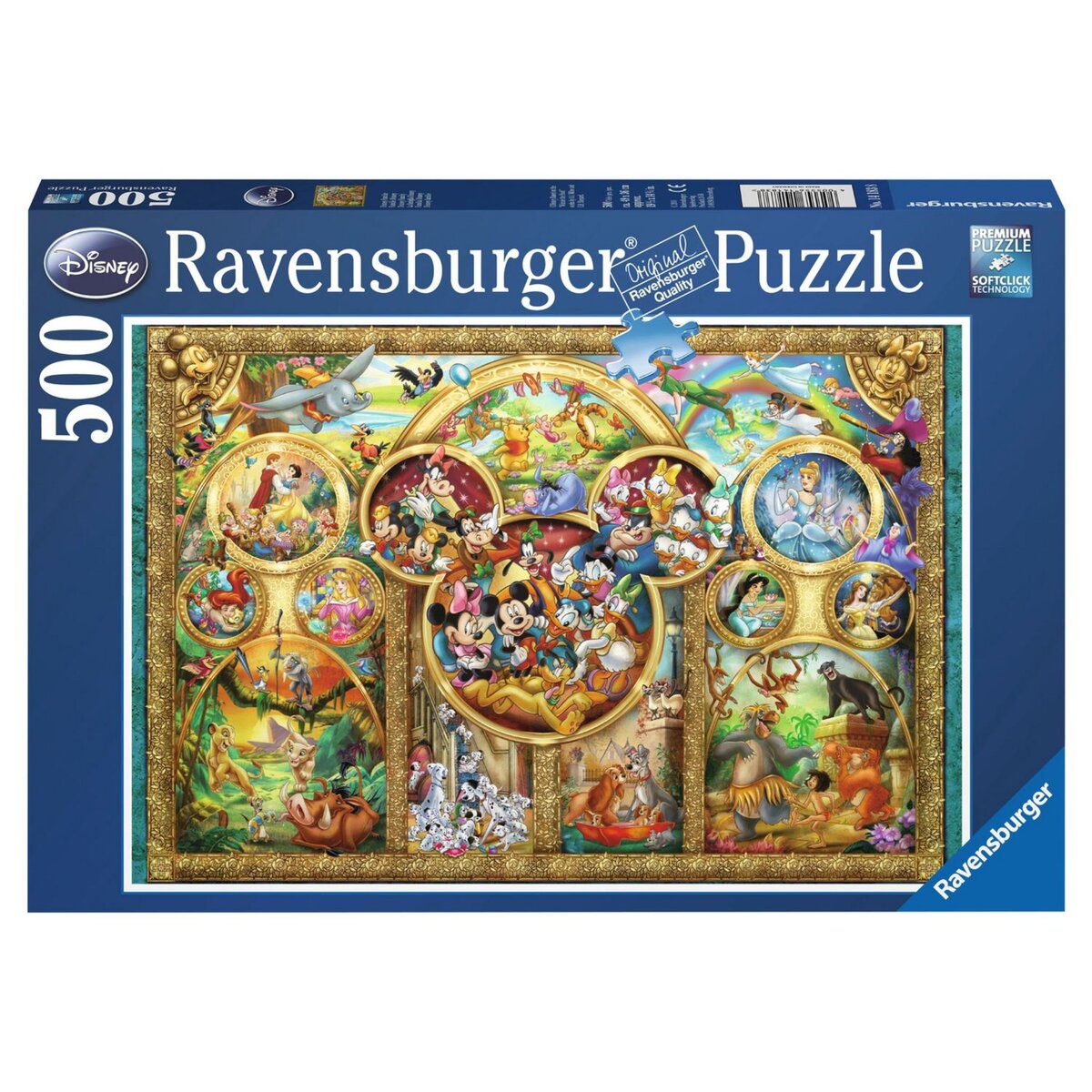 RAVENSBURGER Puzzle Famille Disney - 500 pièces