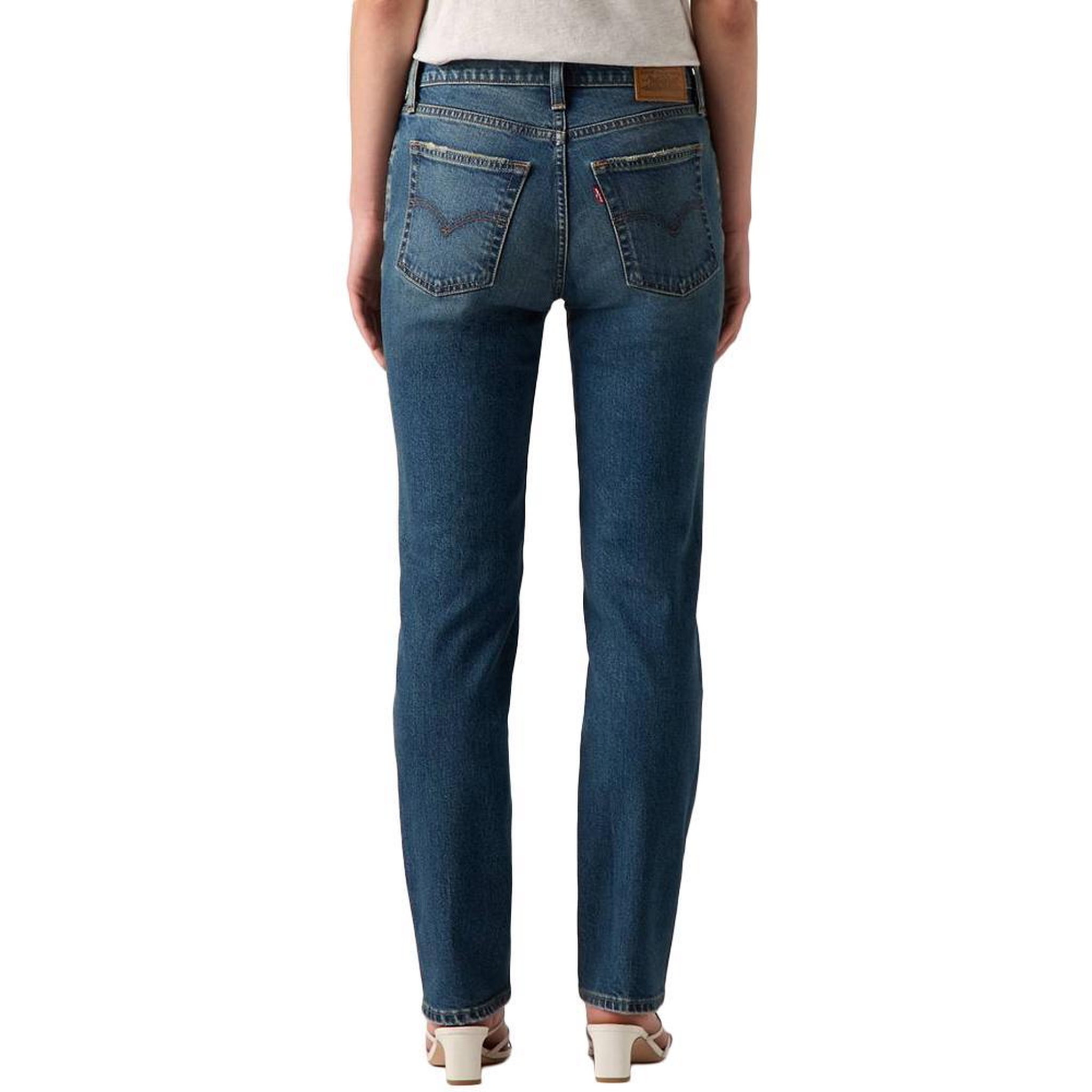 Voir la diapositive 2 : Levi's Jean 724 Bleu Classique Femme Levi's  High Rise Straight 18883