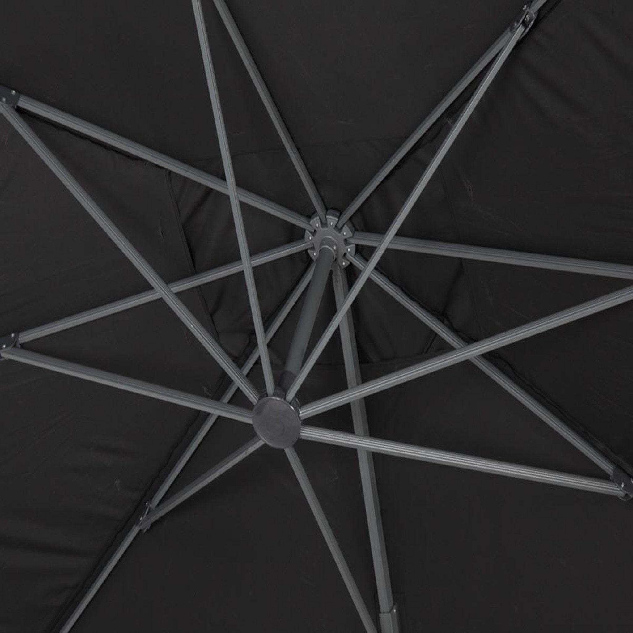 Voir la diapositive 4 : Habitat et Jardin Parasol de jardin déporté en aluminium  Sun 4  - 3 x 4 m - Noir