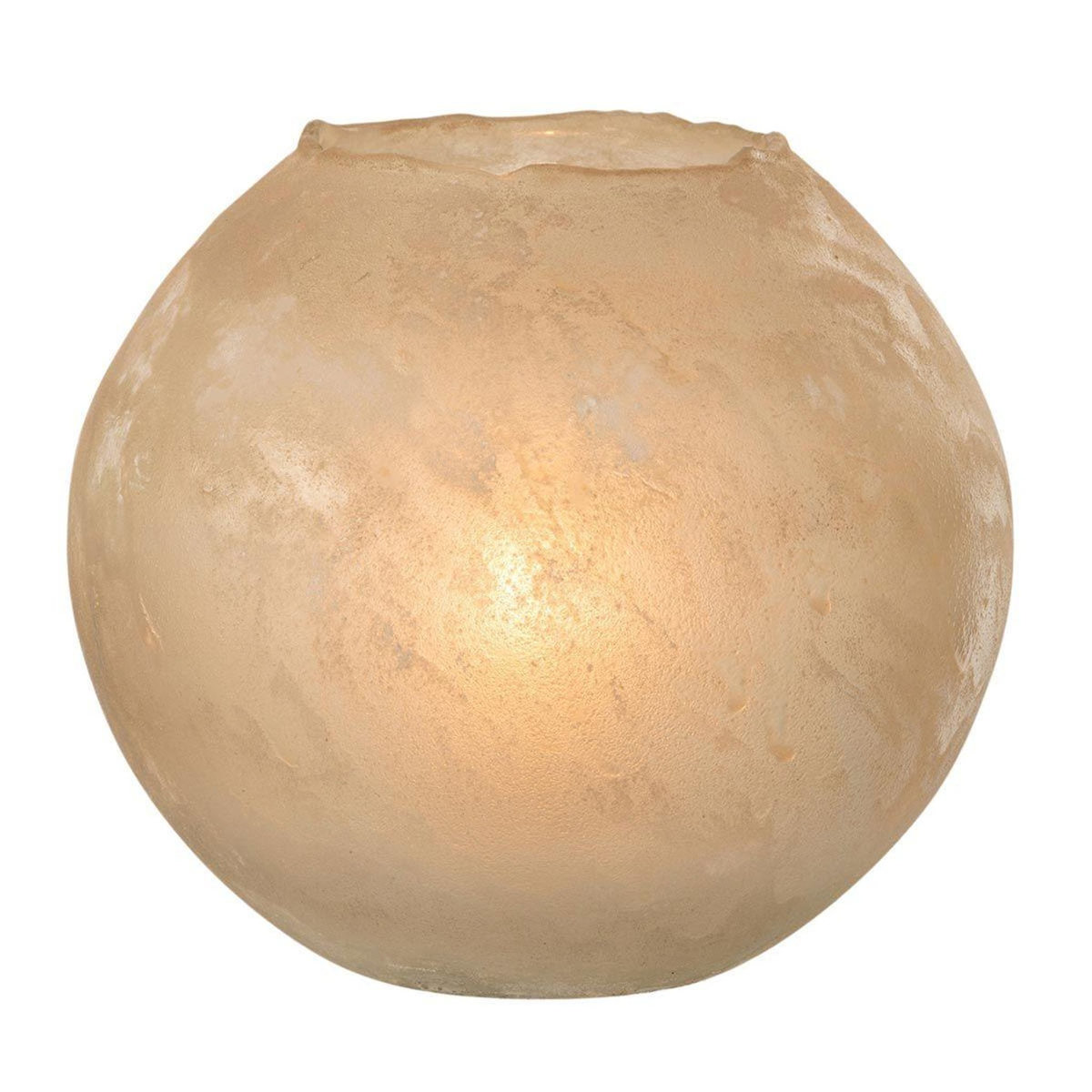Paris Prix Vase Rond Design en Verre  Soda  25cm Or