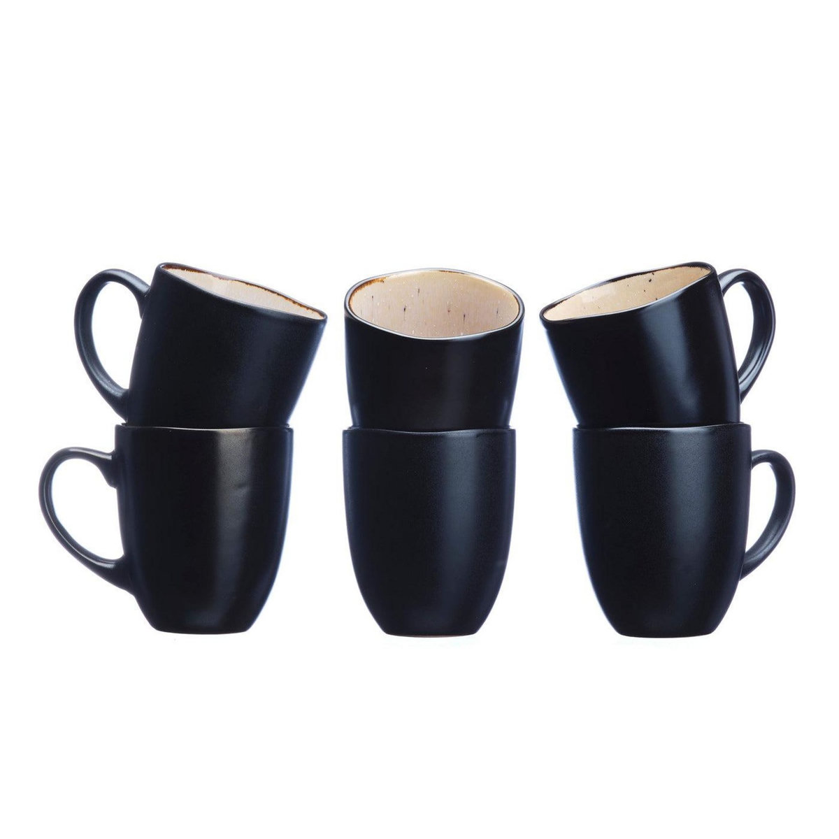 BJORN Mug IRIS 40cl - 6 pièces - Blanc ivoire