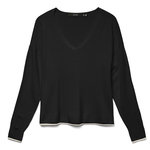 Vero Moda Pull Noir Femme Vero Moda Breezess. Coloris disponibles : Noir