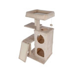 KERBL Arbre a chat 100 cm - ALESSIA - KERBL - Moelleux - Alcôve a deux étages