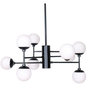 Voir la diapositive 2 : MARKET24 Suspension DKD Home Decor Verre Noir (76.2 x 76.2 x 40.64 cm)