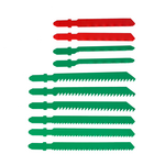 CENTRALE BRICO Lot de 10 lames en T pour bois et métaux coupe droite 1.5-30 mm