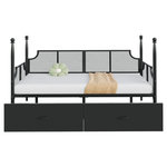 MERAX Lit avec rangement 90x200cm. Coloris disponibles : Blanc